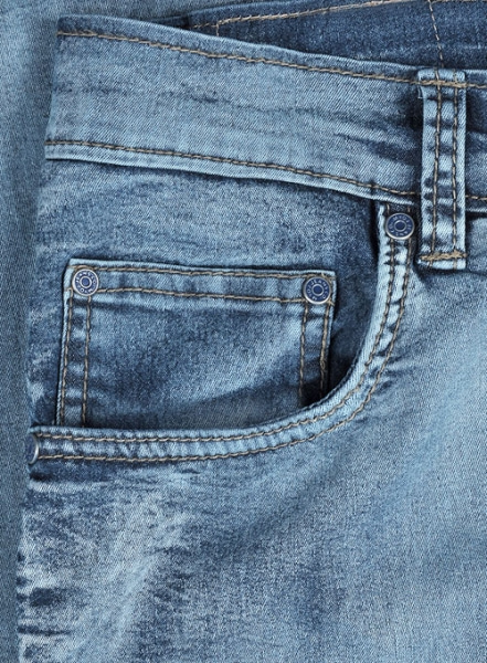 Indigo Blue Jeggings - Light Weight Jeans - Vintage Wash