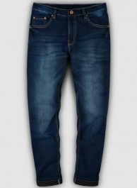 Foster Blue Stretch Indigo Wash Whisker Jeans