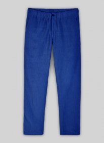 Easy Pants Bright Blue Corduroy