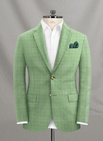 Italian Linen Anando Checks Jacket