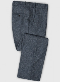 Arc Blue Herringbone Flecks Donegal Tweed Pants