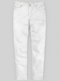 Heavy White Chino Jeans