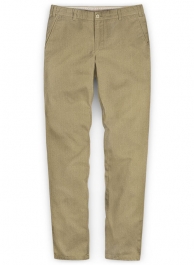 Heavy Knit Khaki Stretch Chino Pants