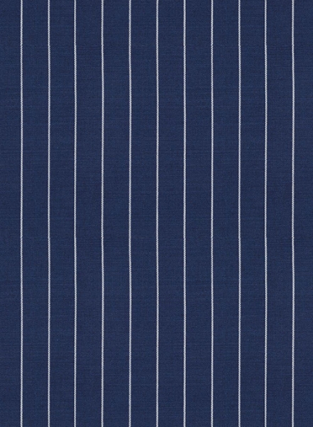 Napolean Stripo Navy Blue Wool Suit
