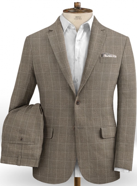 Solbiati Linen Wool Silk Oddo Suit