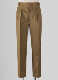 Dark Khaki Chino Gurkha Trousers