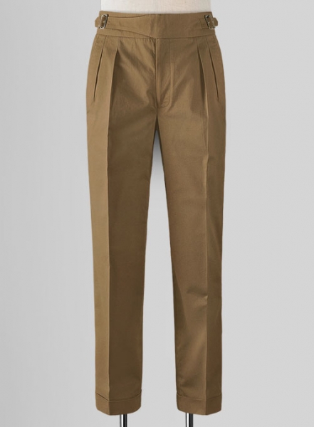 Dark Khaki Chino Gurkha Trousers