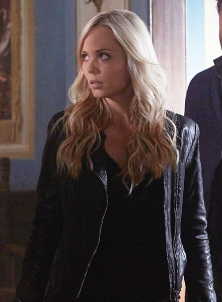 Laura Vandervoort Bitten Leather Jacket