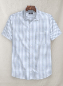 Italian Cotton Violi Shirt - Half Sleeves