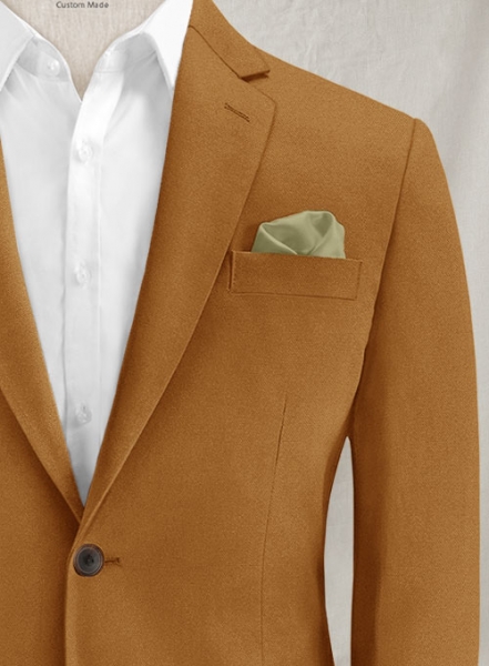 Italian Vivid Tan Cotton Suit