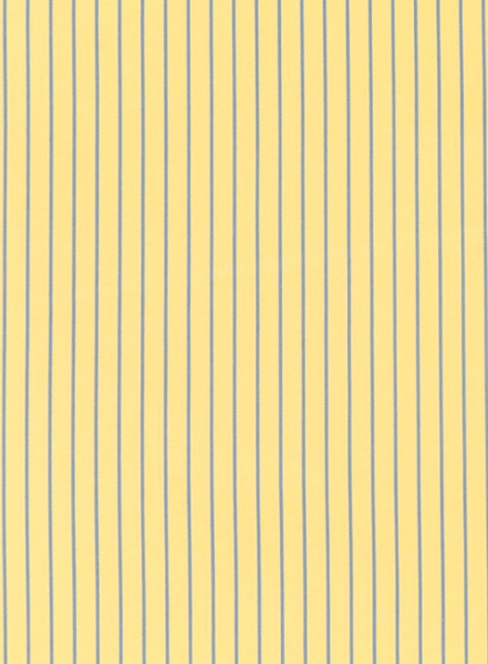 Giza Yellow Stripes Cotton Shirt - Full Sleeves