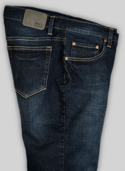 Chicago Blue Indigo Wash Whisker Stretch Jeans