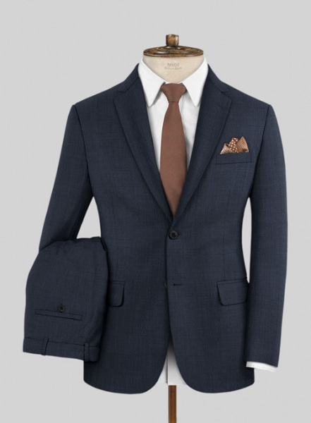 Napolean Highball Blue Wool Suit