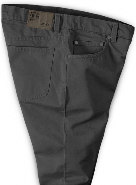 Summer Weight Dark Gray Chino Jeans