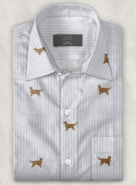 Italian Cotton Retriever Shirt - Half Sleeves