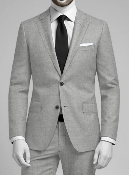 Napolean Ice Gray Wool Suit