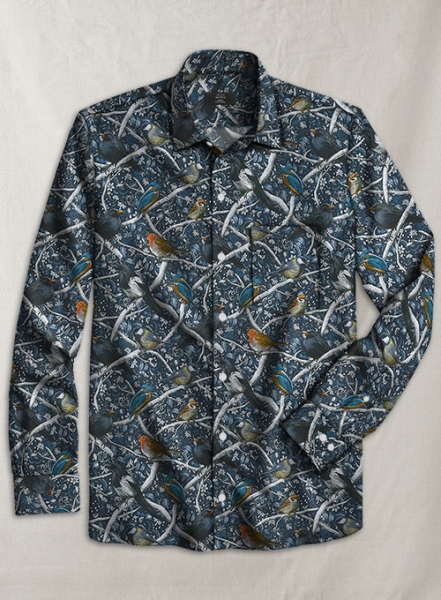 Italian Sparrow Cotton Shirt