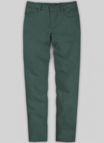 Gallo Green Cotton Stretch Chino Jeans