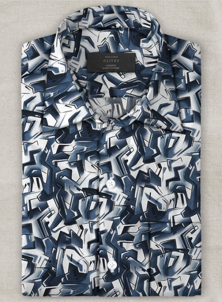 Italian Dunca Cotton Shirt- Half Sleeves