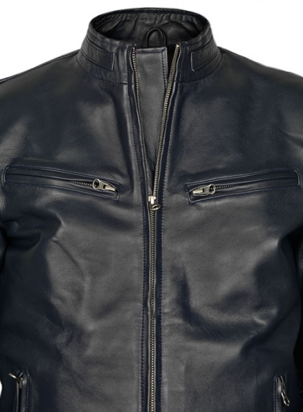 Dark Blue Vin Diesel Fast And Furious 6 Leather Jacket