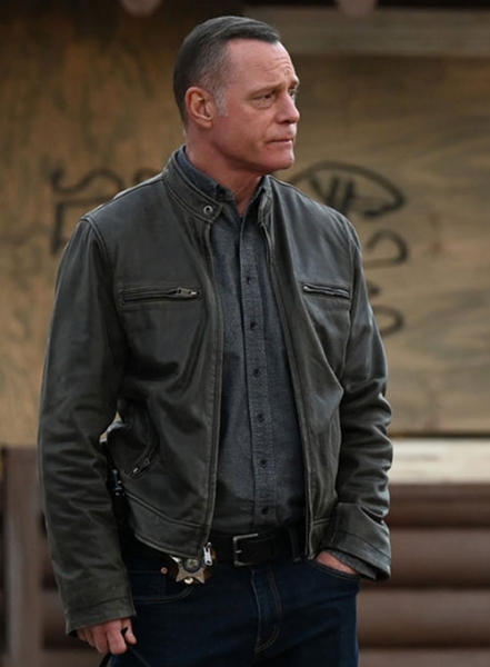 Jason Beghe Chicago P.D. Leather Jacket