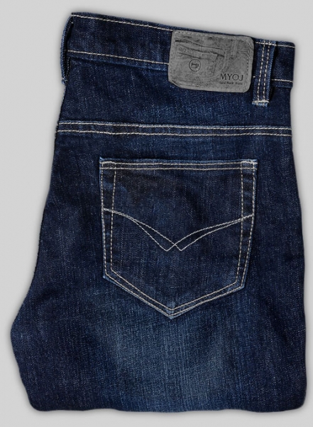 Slight Stretch Hard Wash Whisker Jeans - Look #780