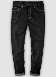 Texas Black Hard Wash Stretch Jeans - Look #639