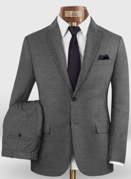 Reda Cashmere Mid Gray Wool Suit