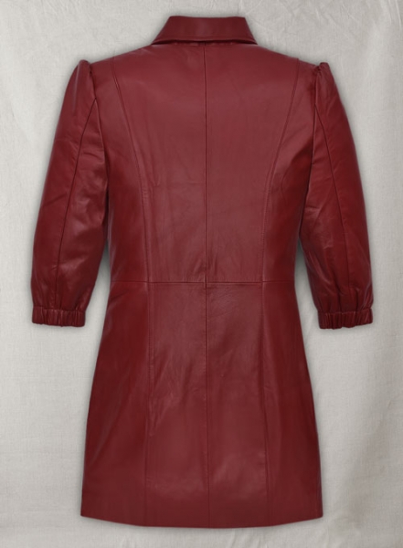 Margot Robbie Leather Dress