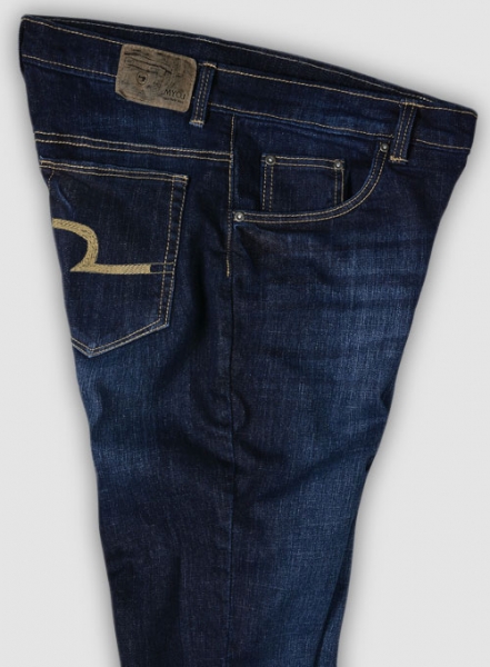Slight Stretch Hard Wash Whisker Jeans - Look #777