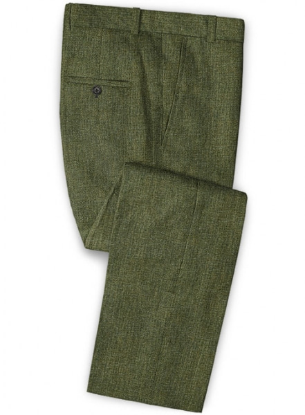 Solbiati Dew Green Linen Pants