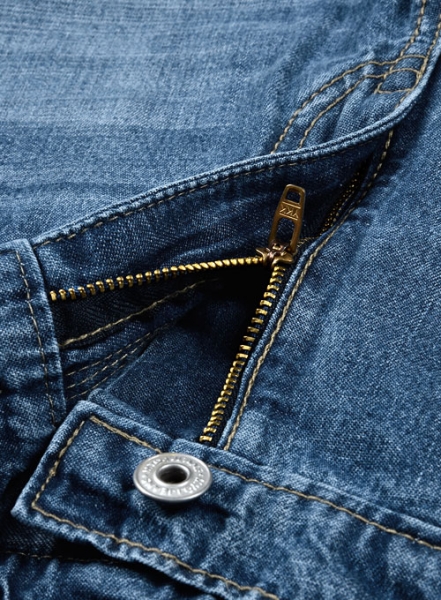 Travellers Blue Stone Wash Whisker Jeans