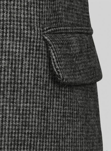 Vintage Gray Macro Weave Tweed Suit