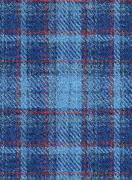 Harris Tweed Tartan Blue Pants