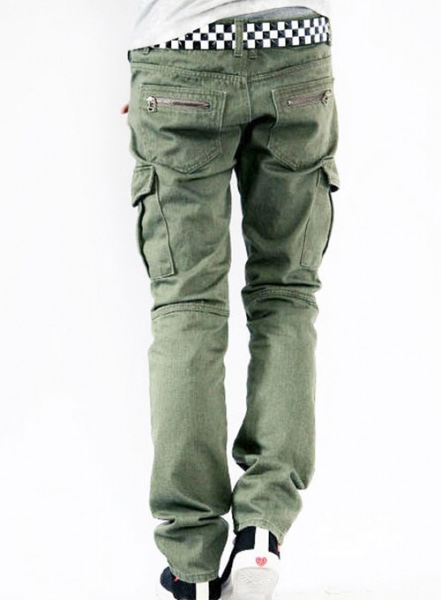 Green Cargo Jeans