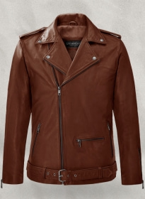Rutland Tan Riding Leather Jacket