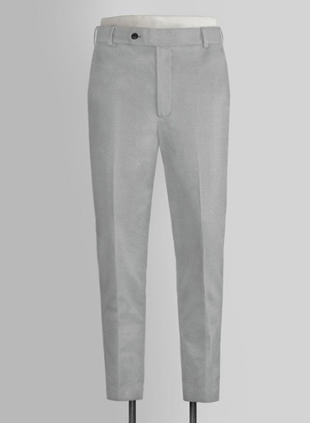 Light Gray Stretch Chino Pants