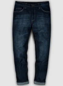 Jones Blue Hard Wash Whisker Jeans