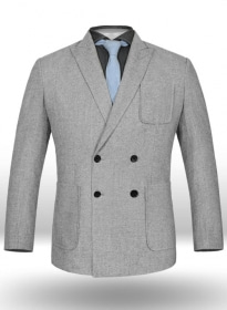 Light Weight Light Gray Tweed Jacket