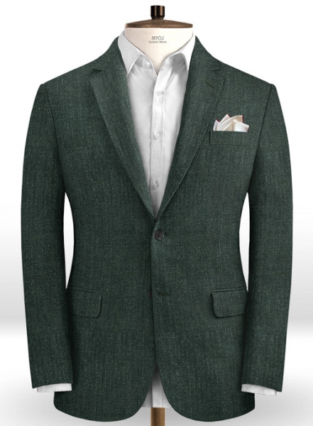 Italian Linen Spezia Green Jacket