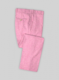 Melange Spring Pink Tweed Pants