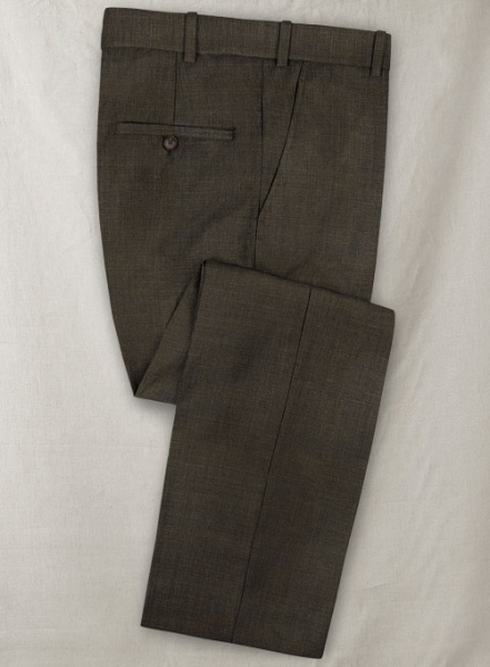 Pinhead Wool Brown Pants