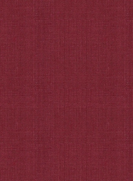 Moscow Maroon Pure Linen Pants