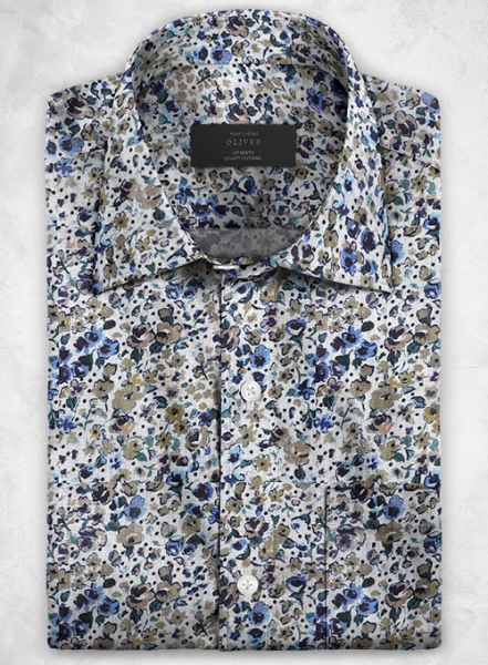 Italian Linen Sanez Shirt - Half Sleeves