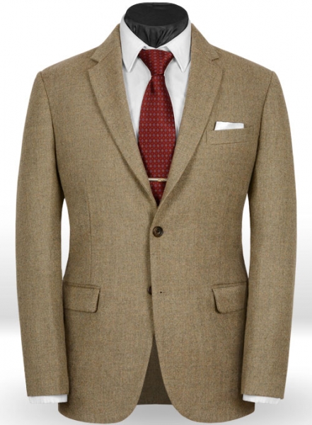 Light Weight Melange Brown Tweed Suit - Special Offer