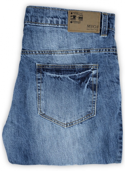 Eddie Blue Stone Wash Whisker Jeans