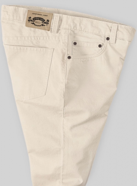 Light Khaki Stretch Chino Jeans