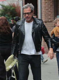 Jeff Goldblum Leather Jacket