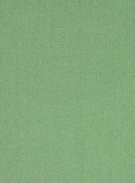 Fern Green Stretch Twill Shirt - Half Sleeves