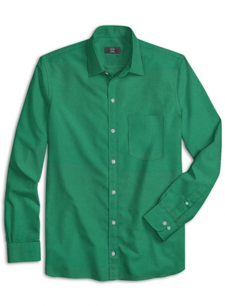 Italian Cotton Dark Green Shirt